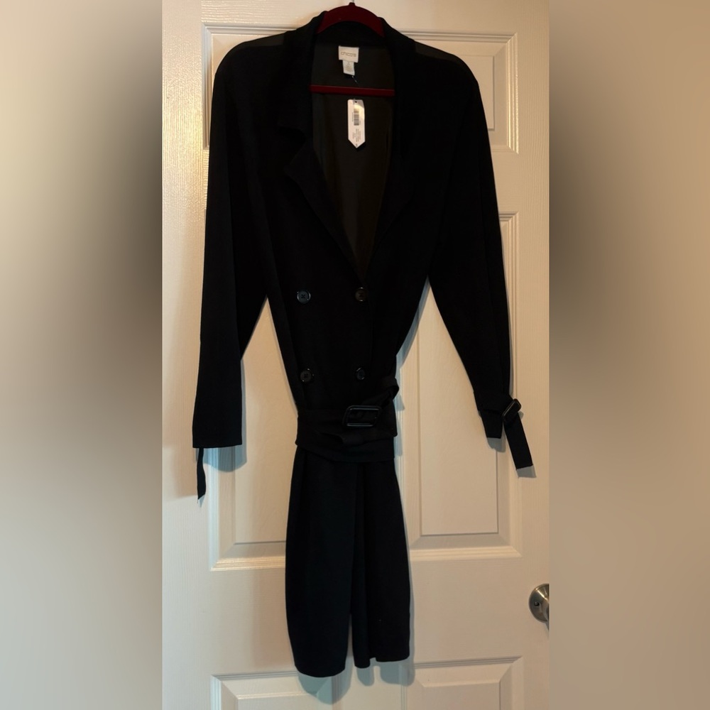 NWT Chicos Savannah Knit Cardigan Long Length Sweater/Dress. XL/3
